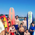 Elite Training Camp w Rocky Carson & Fran Davis August 2016 - Learning surfing after a hard day on the courts.